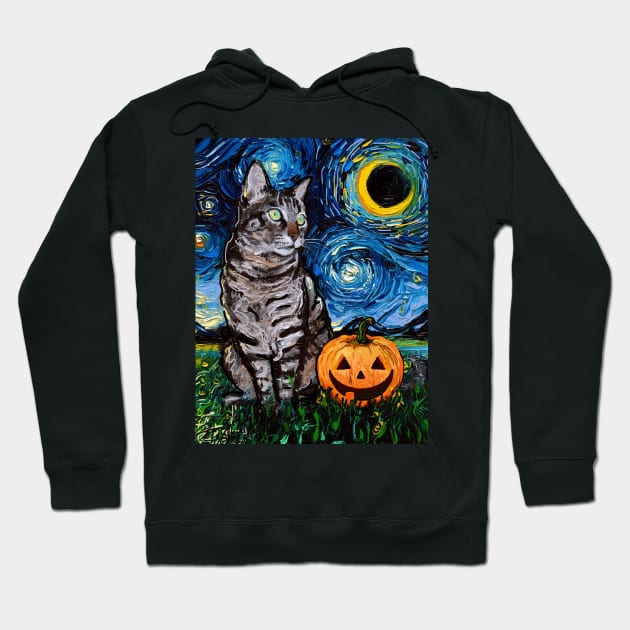 Tabby Halloween Cats Hoodie by sagittariusgallery